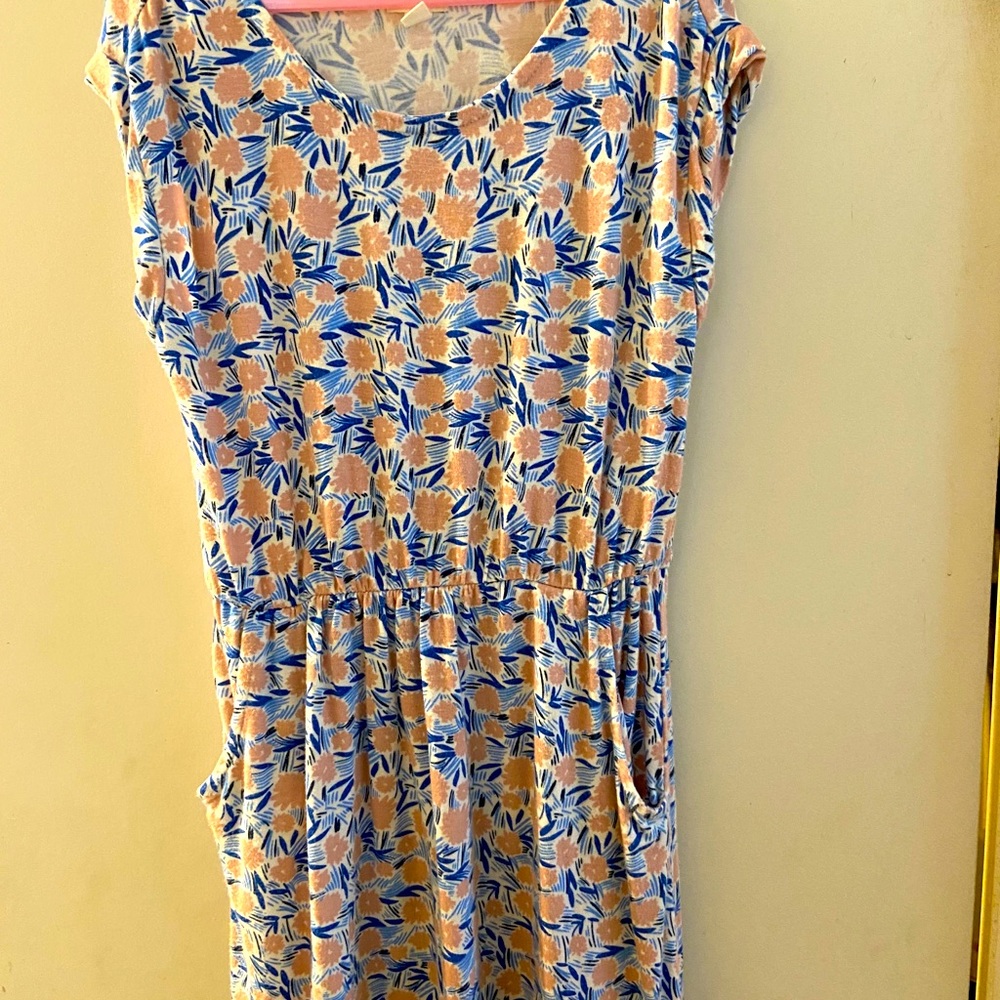 Girls Gymboree jersey dress S( 5-6 ) w pockets